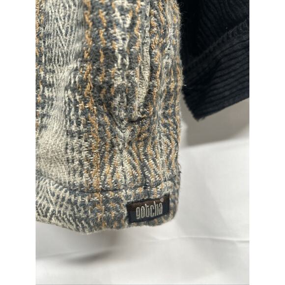 Vintage 90s Gotcha Corduroy/Knit Reversible Jacket - Medium - Picture 2 of 5